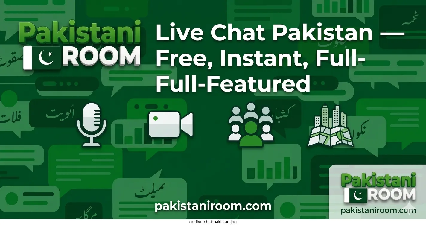 People using live chat on mobile phones in Pakistan, representing free Pakistani chat rooms in 2025